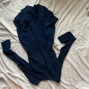 Navy blue romper